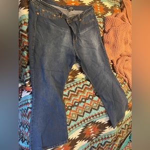Source of Wisdom comfy boot cut jeans